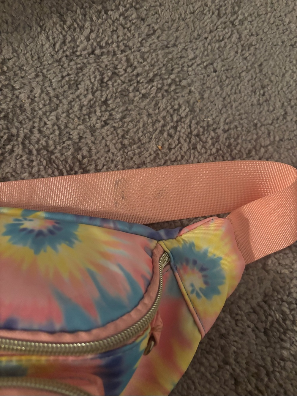Tie-Dye Pastel Fanny Pack Belt Bag - Picture 2 of 3